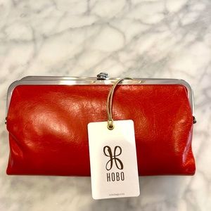 HOBO Lauren Wallet Clutch New With Tags Orange